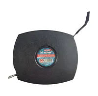 Рулетка измерительная  геодезическая черная с железной лентой, 50 м, "Maximum" MX 11144