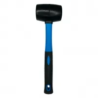 Киянка резиновая с фиберглассовой рукояткой 1000 гр, черная