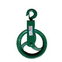 Блок монтажный 1,2 тонны, с крюком и роликом 180 мм, "MAXIMUM" MX 14008